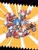 Size: 1043x1361 | Tagged: safe, artist:dreddstarin, amy rose, knuckles the echidna, miles "tails" prower, nack the weasel, sonic the hedgehog, trip the sungazer, sonic superstars, 2023, abstract background, classic amy, classic knuckles, classic sonic, classic sonic (universe), classic tails, group, robot