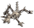 Size: 3000x2500 | Tagged: safe, 3d, ambiguous gender, giant walker, shadow the hedgehog (video game), simple background, skeleton, solo, transparent background, unknown species
