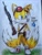 Size: 720x960 | Tagged: safe, artist:emichaca, miles "tails" prower, fox, 2015, frown, grass, gun, holding something, looking ahead, looking offscreen, male, rifle, signature, sniper rifle, solo, sonic boom (tv), standing, traditional media, weapon