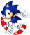 Size: 950x1106 | Tagged: safe, artist:meanbeanman, sonic the hedgehog, sonic adventure, 2022, classic sonic, classic sonic (universe), classic style, looking at viewer, pointing, posing, simple background, smile, solo, transparent background, vulgar description