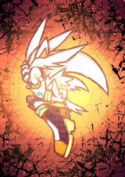 Size: 890x1259 | Tagged: safe, artist:antirepurp, silver the hedgehog, hedgehog, abstract background, covering mouth, english text, hand on own head, male, solo, song lyrics, sweat