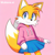 Size: 2048x2048 | Tagged: safe, ai art, artist:mobians.ai, miles "tails" prower, eyelashes, female, gloves, hoodie, looking at viewer, pink background, prompter:taeko, simple background, skirt, smile, solo, standing, trans female, transgender