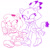 Size: 540x531 | Tagged: safe, artist:cherucat, artist:gaysilver, amy rose, blaze the cat, cat, hedgehog, 2016, amy x blaze, cute, date, female, females only, holding hands, ice cream, lesbian, line art, looking at each other, shipping, simple background, sketch, white background