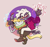 Size: 810x762 | Tagged: safe, artist:yiffertons, dr. starline, thunderbolt the chinchilla, duo, electricity, glasses, male