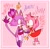 Size: 1704x1661 | Tagged: safe, artist:sadmapache02, amy rose, blaze the cat, cat, hedgehog, 2022, alternate version, amy x blaze, amy's halterneck dress, cute, dress, english text, female, females only, fingerless gloves, fire, flame, hearts, lesbian, looking at each other, mouth open, shipping