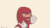 Size: 800x450 | Tagged: safe, artist:te____zz, knuckles the echidna, sonic the hedgehog, 2023, animated, duo, frown, signature, simple background, smile, standing