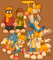 Size: 950x1074 | Tagged: safe, artist:pandapaco, miles "tails" prower, sonic the hedgehog, sonic the hedgehog 2 (2022)