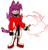 Size: 652x676 | Tagged: safe, artist:dwn021, oc, oc:princess ember, cat, 2020, fankid, female, fire, flame, frown, lidded eyes, looking offscreen, magical lesbian spawn, parent:amy, parent:blaze, parents:blazamy, simple background, solo, standing, white background