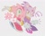 Size: 1240x1000 | Tagged: safe, artist:tnchxhrl03, amy rose, blaze the cat, cat, hedgehog, 2023, amy x blaze, amy's halterneck dress, blaze's tailcoat, cute, duo, female, females only, flower, frown, grey background, lesbian, looking at viewer, mouth open, open smile, shipping, simple background, smile, smiling at viewer