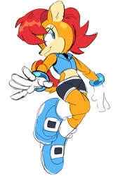 Size: 647x964 | Tagged: safe, artist:8xenon8, sally acorn, sally's ringblader outfit