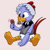 Size: 898x890 | Tagged: safe, artist:rashidavixen, scratch, adventures of sonic the hedgehog, aged down, baby, bonnet, diaper, dic, pacifier, rattle