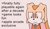 Size: 1040x600 | Tagged: safe, artist:neetclown, cream the rabbit, sonic dream team, 2023, :|, beige background, cream is not impressed, english text, shrunken pupils, simple background, solo, text