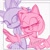 Size: 572x572 | Tagged: safe, artist:ruviart, amy rose, blaze the cat, cat, hedgehog, 2022, amy x blaze, amy's halterneck dress, blaze's tailcoat, clothes, cute, dress, eyes closed, female, females only, lesbian, mouth open, shipping, sketch