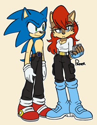 Size: 1280x1647 | Tagged: safe, artist:tracingpapier, sally acorn, sonic the hedgehog