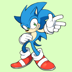Size: 700x700 | Tagged: safe, artist:8xenon8, sonic the hedgehog
