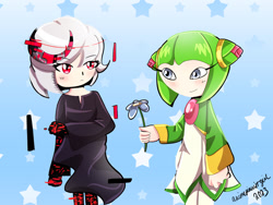 Size: 1280x960 | Tagged: safe, artist:animepianistgirl, cosmo the seedrian, sage, sonic frontiers, flower, sonic x