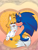 Size: 1536x2048 | Tagged: safe, artist:galaxyemotional27, miles "tails" prower, sonic the hedgehog, gay, shipping, sonic x tails