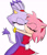 Size: 2304x2656 | Tagged: safe, artist:twilishady, amy rose, blaze the cat, cat, hedgehog, 2015, amy x blaze, amy's halterneck dress, blaze's tailcoat, blushing, clothes, cute, dress, eyes closed, female, females only, hugging, kiss, lesbian, shipping