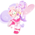 Size: 466x470 | Tagged: safe, artist:chao_cries, amy rose, blaze the cat, cat, hedgehog, 2022, amy x blaze, amy's halterneck dress, blaze's tailcoat, blushing, clothes, cute, dress, female, females only, hand on cheek, hearts, hugging, lesbian, looking at viewer, mouth open, shipping