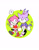 Size: 1516x1929 | Tagged: safe, artist:softyleonita, amy rose, blaze the cat, cat, hedgehog, 2022, amy x blaze, amy's halterneck dress, amybetes, blaze's tailcoat, blazebetes, cute, dialogue, english text, female, females only, flat colors, heart, heart nose, lesbian, looking at viewer, peace sign, shipping, speech bubble, text, v sign