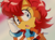 Size: 1406x1050 | Tagged: safe, artist:risziarts, sally acorn, chipmunk, female, solo
