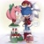 Size: 2048x2017 | Tagged: safe, artist:steffyrose, amy rose, sonic the hedgehog, amy x sonic, christmas, christmas outfit, shipping, signature, snow, straight