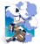 Size: 3729x4096 | Tagged: safe, artist:thenovika, lanolin the sheep, gun, looking offscreen, nervous, solo