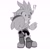 Size: 2048x2008 | Tagged: safe, artist:steffy_bs, amy rose, silver the hedgehog, cute, duo, exclamation mark, greyscale, hugging, monochrome, question mark, silvamy, simple background, straight, surprise hug, white background