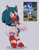 Size: 3500x4500 | Tagged: safe, artist:pastelmangos, artist:yu33_pm, sonic the hedgehog, sonic frontiers, boom sonic, boom style, frown, grey background, looking offscreen, posing, redraw, reference inset, screenshot, signature, simple background, solo, sonic boom (tv), standing, star (symbol)