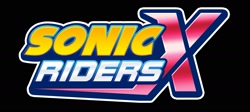 Size: 2048x920 | Tagged: safe, artist:sonicridersx, 2022, black background, english text, logo, no characters, simple background, sonic riders x (fanproject)