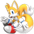 Size: 1280x1280 | Tagged: safe, artist:thatgiygasdoe, miles "tails" prower, 2019, 3d, looking at viewer, modern tails, mouth open, posing, simple background, solo, tails adventure, transparent background