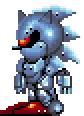 Size: 84x116 | Tagged: safe, artist:jacob-turbo, silver sonic, sonic mania, animated, black sclera, genderless, gif, looking offscreen, no mouth, red eyes, robot, solo, sprite, standing