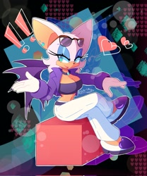 Size: 1707x2048 | Tagged: safe, artist:stella_smega2, rouge the bat, the murder of sonic the hedgehog, solo