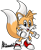 Size: 900x1085 | Tagged: safe, artist:akisaurus, miles "tails" prower, 2012, :3, chibi, cute, looking at viewer, male, mouth open, signature, simple background, smile, solo, solo male, standing, tailabetes, transparent background