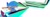 Size: 1500x510 | Tagged: dead source, safe, artist:hyper_v01d, sonic the hedgehog, 31 days sonic, aromantic, aromantic pride, aromantic sonic, clenched fists, clenched teeth, looking ahead, modern sonic, running, simple background, smile, solo, solo male, white background