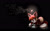 Size: 1280x800 | Tagged: safe, artist:finimun, tails doll, sonic r, 2010, agender, black background, can you feel the sunshine?, creey, glowing, looking up, simple background, sitting, solo, solo agender