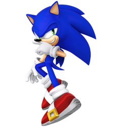 Size: 2700x3000 | Tagged: safe, artist:nibroc-rock, sonic the hedgehog, 2020, 3d, clenched teeth, looking offscreen, modern sonic, simple background, smile, smug, solo, standing, transparent background