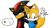 Size: 1000x558 | Tagged: dead source, safe, artist:redkelv, miles "tails" prower, shadow the hedgehog, arm around shoulders, blushing, duo, exclamation mark, gay, heart, hoodie, lidded eyes, mouth open, pout, shadails, shipping, simple background, speech bubble, standing, surprised, white background