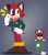 Size: 1801x2046 | Tagged: safe, artist:cysailz, barry the quokka, the murder of sonic the hedgehog, 2023, :3, barrybetes, cute, gradient background, hand on hip, looking offscreen, mouth open, no outlines, nonbinary, smile, solo, standing, trash can