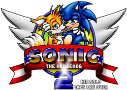 Size: 2673x1918 | Tagged: suggestive, artist:happyanthro, miles "tails" prower, sonic the hedgehog, sonic the hedgehog 2, 2017, blushing, english text, gay, holding each other, kiss, lidded eyes, looking at viewer, male, males only, saliva, shine, simple background, sloppy kissing, sonic x tails, title screen, tongue out, transparent background