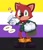 Size: 1280x1476 | Tagged: safe, artist:2angelisimo, barry the quokka, the murder of sonic the hedgehog, beatboxing, meme, musical notes, nonbinary, nonbinary barry, nonbinary pride, solo, solo nonbinary