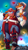 Size: 1440x2560 | Tagged: safe, artist:vladimirjazz, miles "tails" prower, robotnik, 2019, abstract background, black sclera, chaos emerald, character name, clenched teeth, duo, holding them, mouth open, nightmare fuel, one eye closed, pink ears, red eyes, saliva, smile, standing, this won't end well