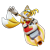 Size: 2048x2048 | Tagged: safe, artist:sgiygas, miles "tails" prower, 3d, extreme gear, simple background, smile, solo, sonic riders, transparent background