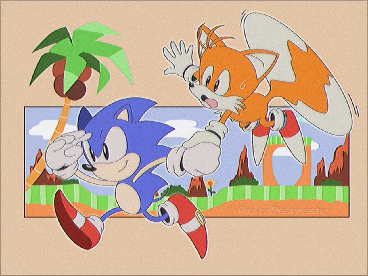 Classic Sonic and Classic Tails! (Artist: RadicalDreamcaster) :  r/milesprower