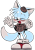 Size: 500x718 | Tagged: safe, artist:homophobic-sonic, miles "tails" prower, the murder of sonic the hedgehog, 2023, arctic fox, blushing, edit, eyes closed, male, simple background, smile, solo, species swap, standing, transparent background