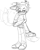 Size: 666x837 | Tagged: safe, artist:mannikinzz, kit the fennec, miles "tails" prower, fox, blushing, carrying them, clothes, duo, ear piercing, emo, emo kit, emo tails, fennec, gay, heart, holding them, kitails, lidded eyes, looking away, male, males only, older, pants, shipping, shirt, simple background, standing, teenager, wagging tail, white background