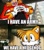 Size: 837x960 | Tagged: safe, miles "tails" prower, robotnik, fox, human, abstract background, duo, edit, i have an army, male, males only, meme