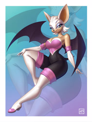 Size: 1669x2207 | Tagged: safe, artist:holivi, rouge the bat, rouge's heart top