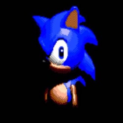 Size: 680x680 | Tagged: safe, sonic the hedgehog, hedgehog, creepy, looking at viewer, male, meme, screenshot, shadowed face, solo, staring sonic