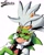 Size: 1638x2048 | Tagged: safe, artist:waiffleu, scourge the hedgehog, silver the hedgehog, hedgehog, blushing, duo, eyes closed, gay, holding them, male, shipping, silvourge, simple background, smile, white background